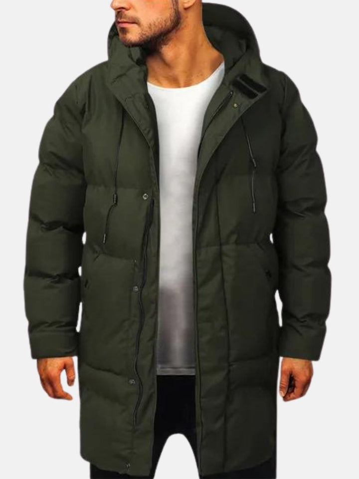 Herren Winterjacke | Parka mit Kapuze | Eleganter Schutz