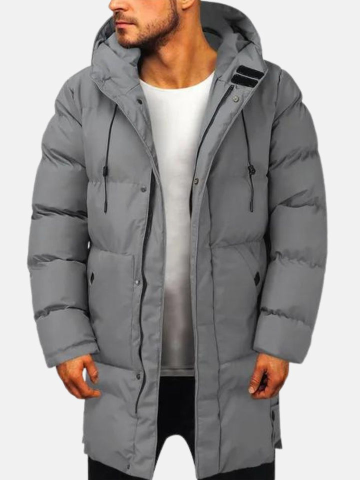 Herren Winterjacke | Parka mit Kapuze | Eleganter Schutz