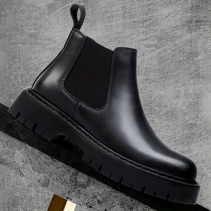 Winterschuhe Herren | Stabile High Boots | Schwarze Schuhe