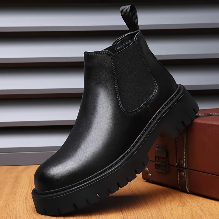 Winterschuhe Herren | Stabile High Boots | Schwarze Schuhe