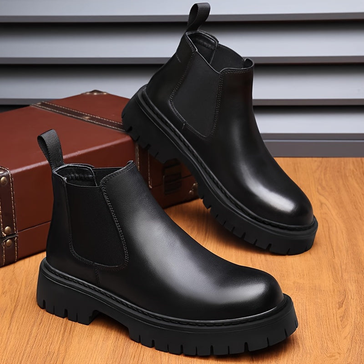 Winterschuhe Herren | Stabile High Boots | Schwarze Schuhe