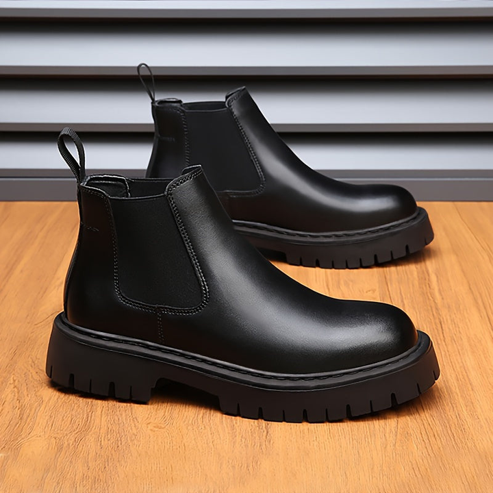 Winterschuhe Herren | Stabile High Boots | Schwarze Schuhe