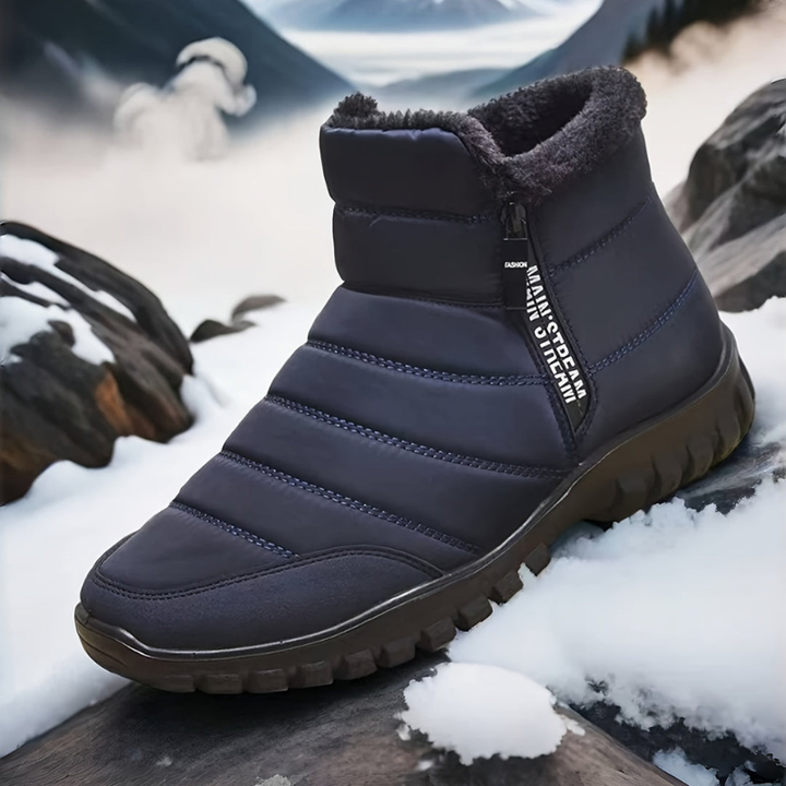 Winterschuhe Herren | Warme Ankle Boots | Rutschfeste Schuhe