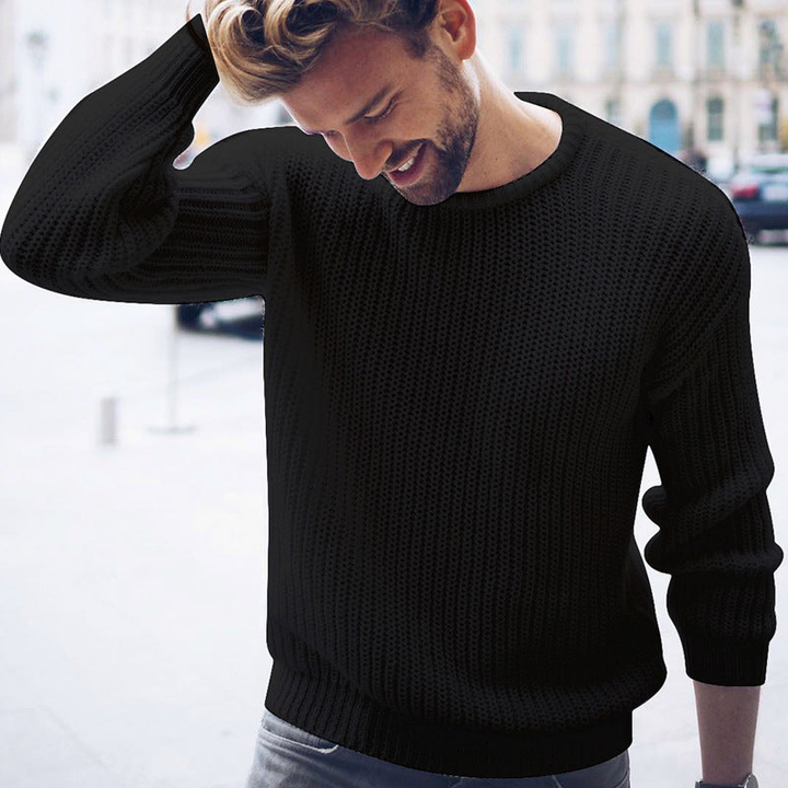 Strickpullover Herren | Luftiges Design | Stilvoller Pullover
