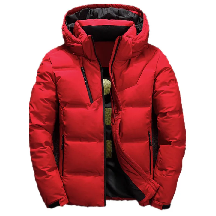 Ski Jacke Herren | Winterparka mit Kapuze | Warm & Bequem