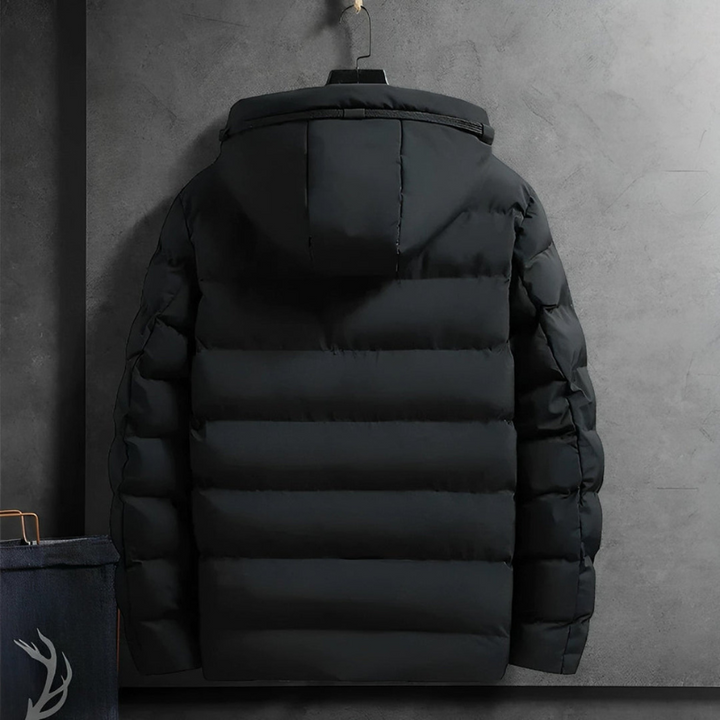 Jacke Herren | Winterjacke Herren Kapuze | Dick Gefüttert Casual