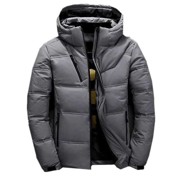 Ski Jacke Herren | Winterparka mit Kapuze | Warm & Bequem