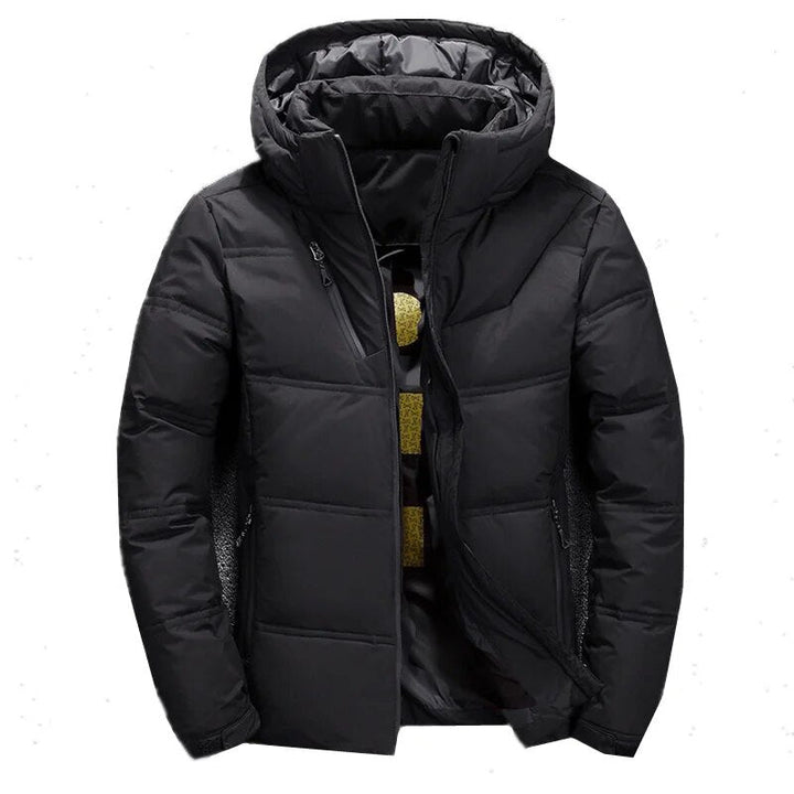 Ski Jacke Herren | Winterparka mit Kapuze | Warm & Bequem
