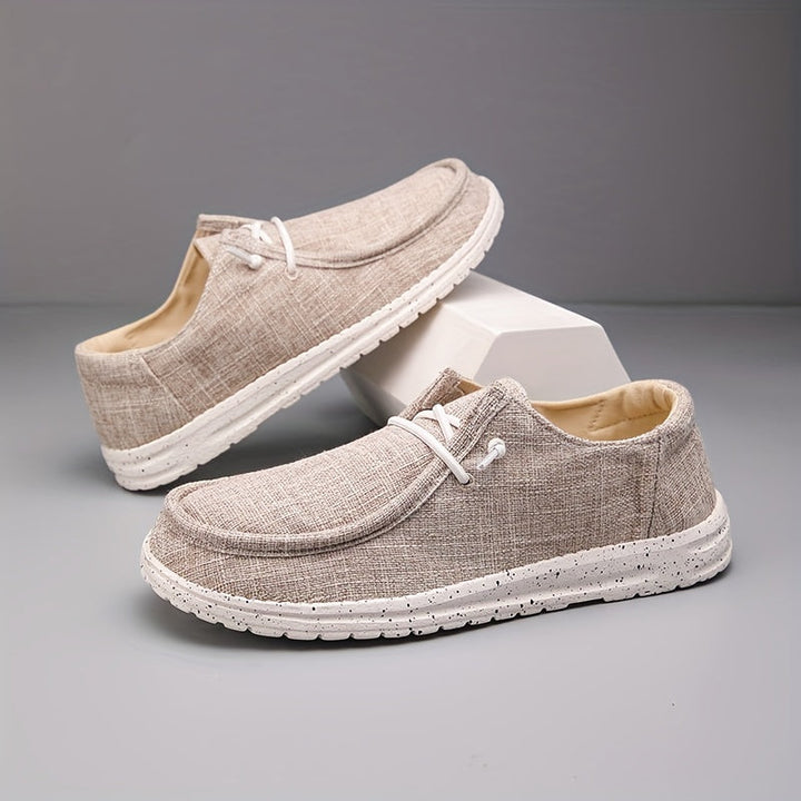 Herren Loafers | Leicht & Bequem | Atmungsaktives Canvas | Slip-On