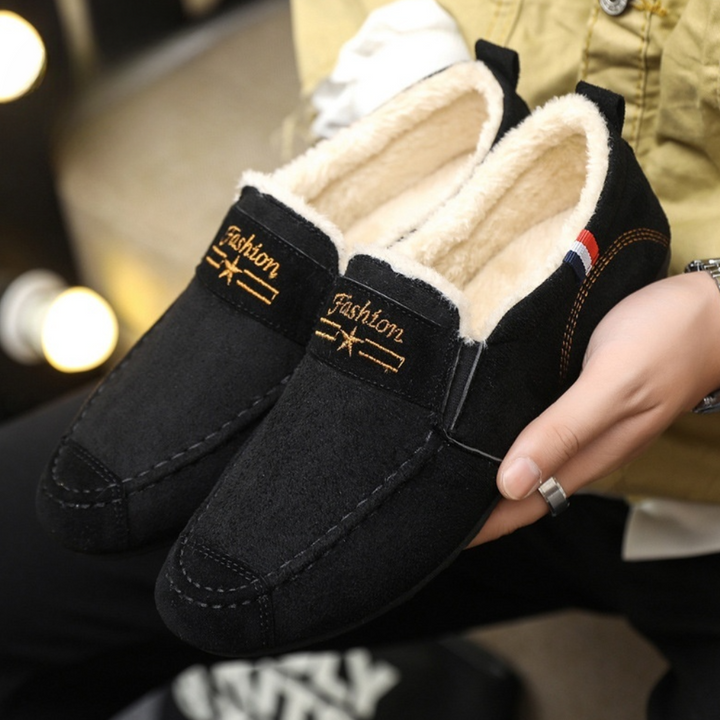 Herren Freizeit Schuhe | Winter Loafer | Bequeme Slip-On Schuhe