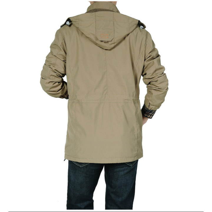 Winterjacke Herren | Multifunktions Übergangsjacke | Robuste Herren Jacke
