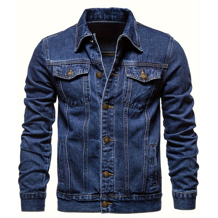 Winterjacke Herren | Klassische Denim | Zeitlose Jacke Herren