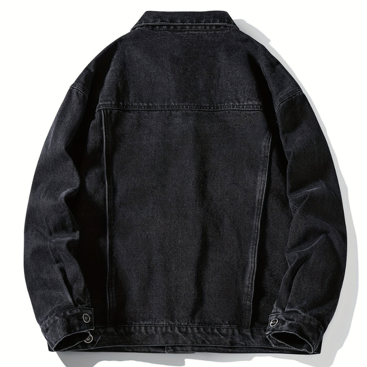 Winterjacke Herren | Robust & Funktional mit Knöpfen | Jacke Herren im Trucker-Stil