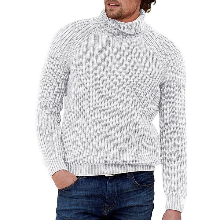 Rollkragenpullover Herren | Grobstrick Design | Warmer Pullover mit Stil