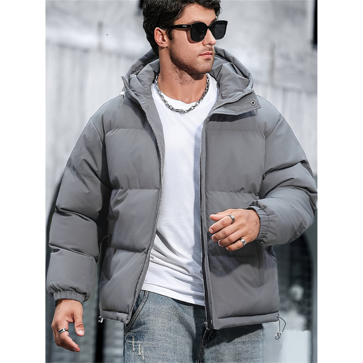 Winterjacke Herren | Kapuzenjacke Herren | Lockere Passform