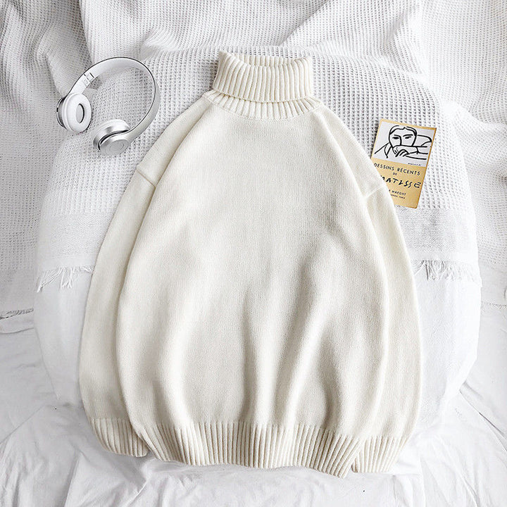 Rollkragenpullover Herren | Locker & Warm | Weicher Strickpullover für Alltag & Freizeit