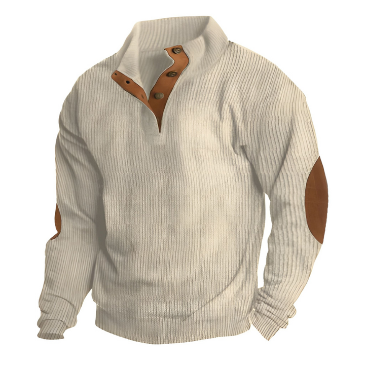 Pullover Herren | Sweatshirt Herren Stehkragen | Lässiger Colorblock