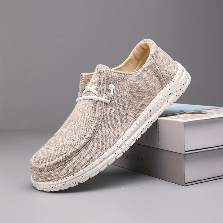 Herren Loafers | Leicht & Bequem | Atmungsaktives Canvas | Slip-On