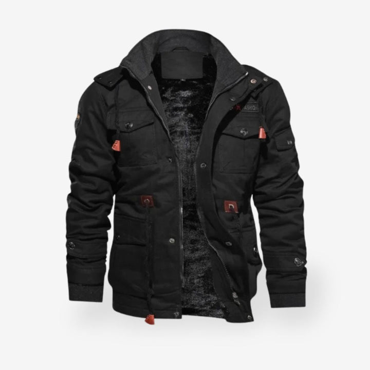 Winterjacke Herren | Parka Herren Warm | Mit Kapuze Design