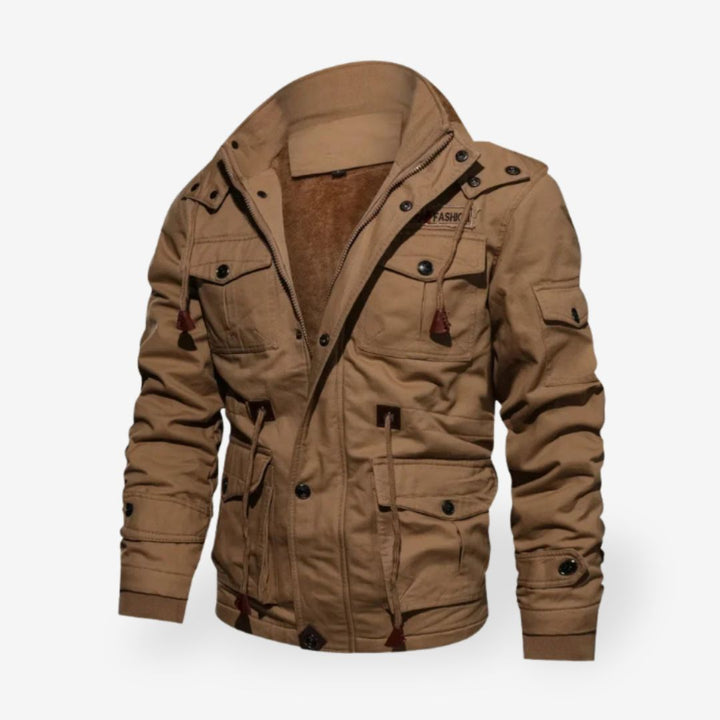 Winterjacke Herren | Parka Herren Warm | Mit Kapuze Design