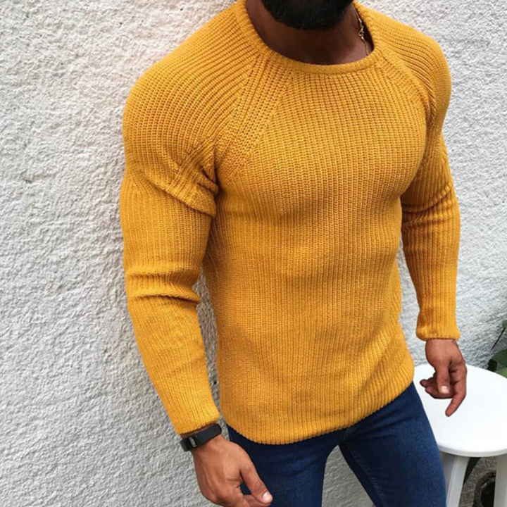 Herren Pulli | Slim Fit Stricktrui | Modischer Pullover