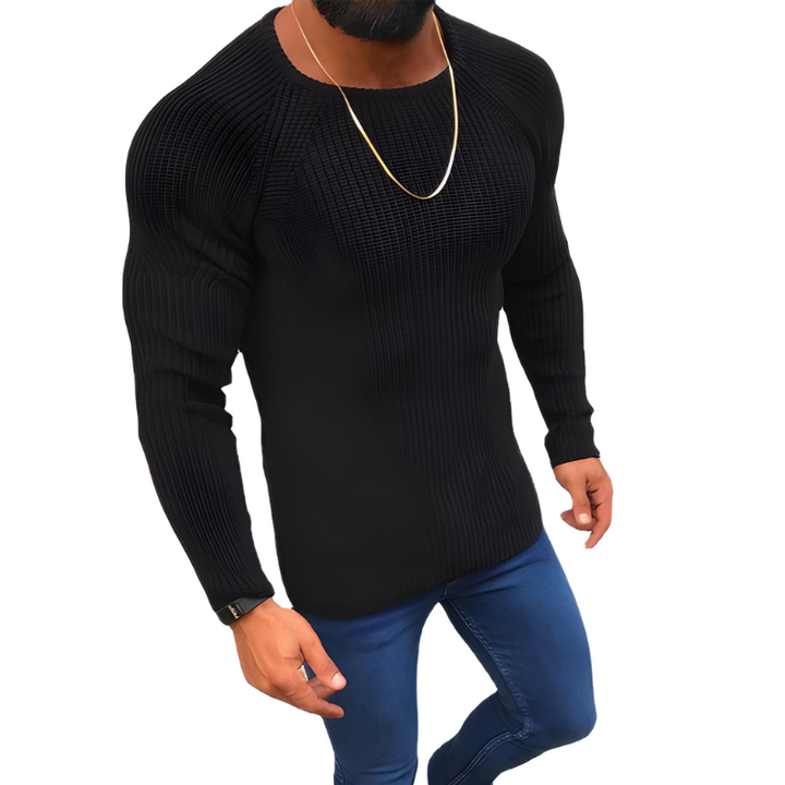 Herren Pulli | Slim Fit Stricktrui | Modischer Pullover