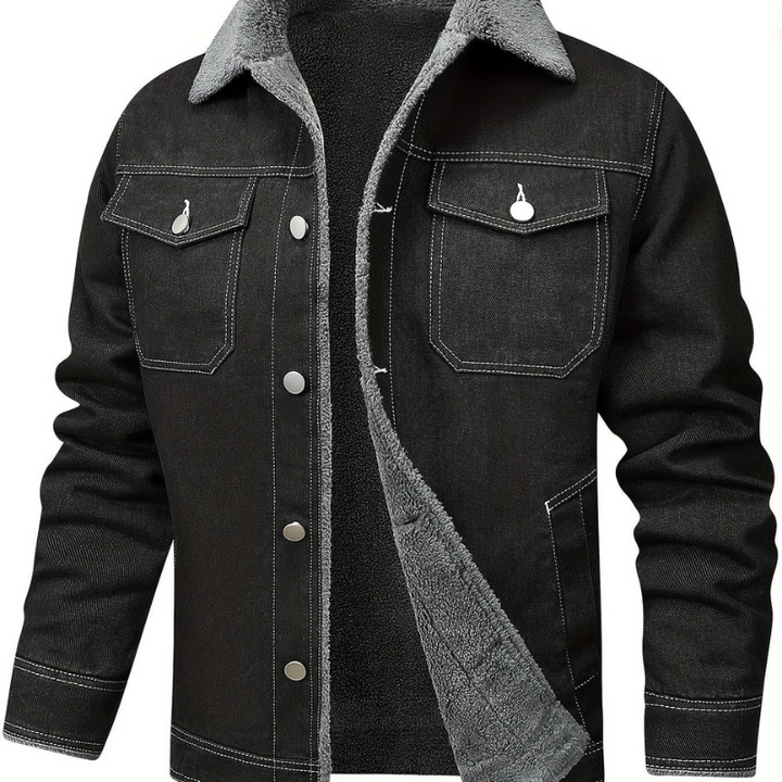 Winterjacke Herren | Stilvolle Vintage Jeansjacke | Winter