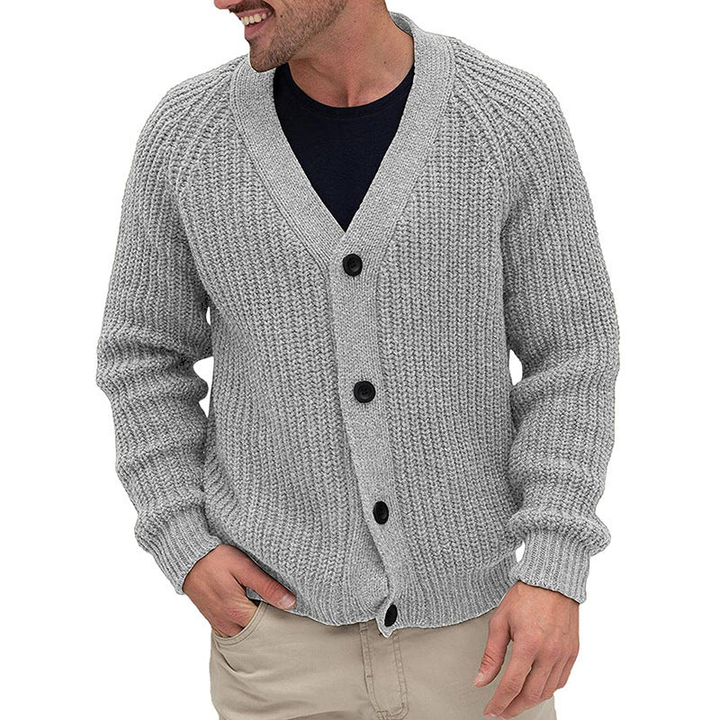 Herren Cardigan | Grobstrick Design | Modische Winter kleider