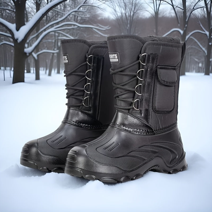 Winterschuhe Herren | Warme Slip-On Boots | Bequeme Schuhe