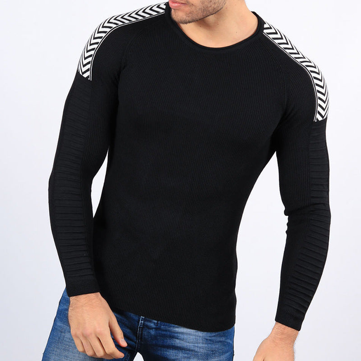 Strickpullover Herren | Modernes Design | Sportlicher Pullover