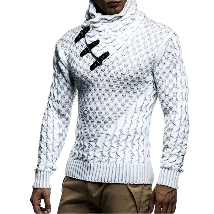 Herren Pulli | Rollkragen Stricktrui | Stylischer Pullover
