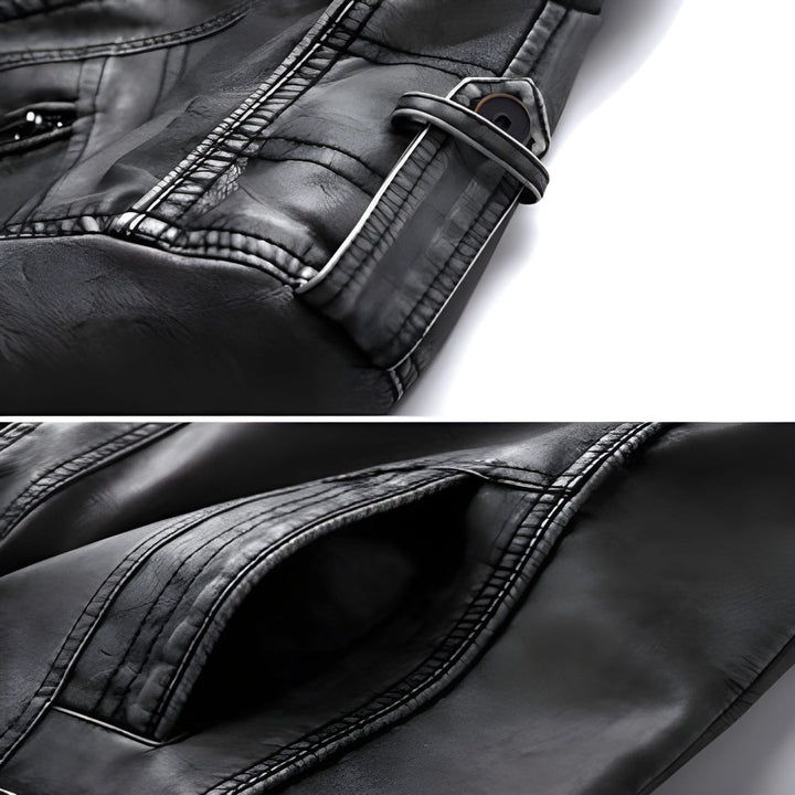 Lederjacke Herren | Jacke Herren Winter | Biker Vintage Look