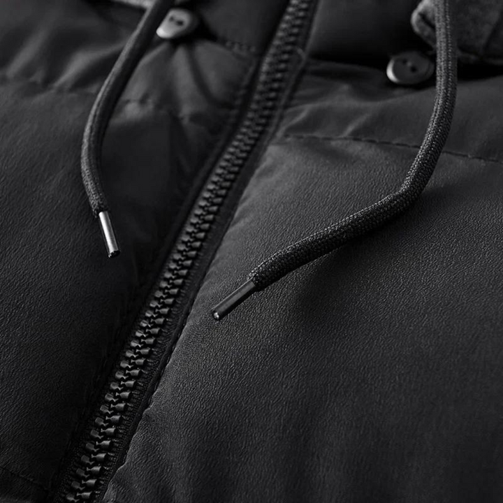 Warm und bequem ärmellose Thermoweste mit Kapuze für ultimativen Komfort | Finn