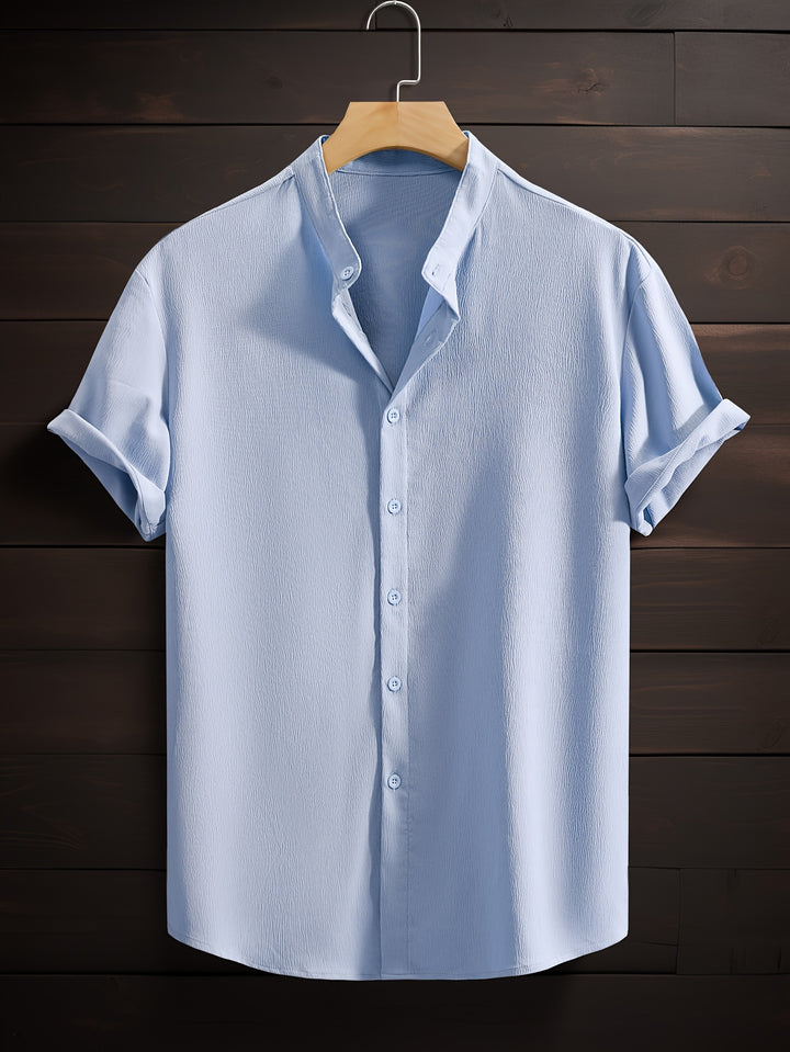 Herren Hemd | Lockerer Schnitt | Kurzarm | Sommer