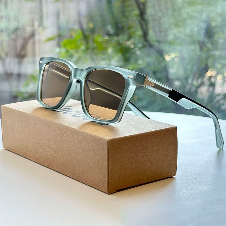 Herren Sonnenbrille | Modernes Gestell | Reflektierende Gläser | Sommer