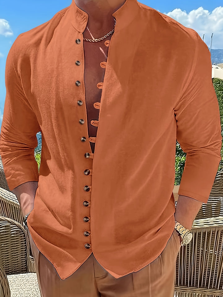 Herren Hemd | Slim Fit | Knopfleiste | Sommer