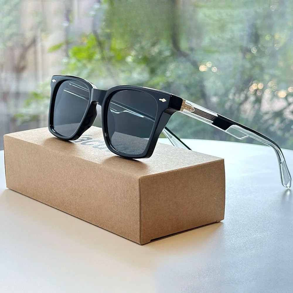 Herren Sonnenbrille | Modernes Gestell | Reflektierende Gläser | Sommer