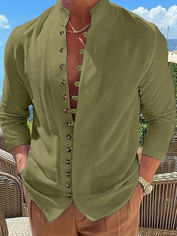 Herren Hemd | Slim Fit | Knopfleiste | Sommer