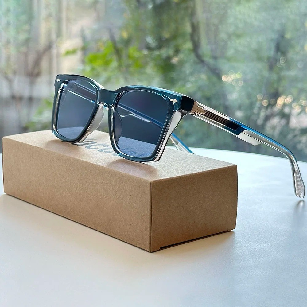 Herren Sonnenbrille | Modernes Gestell | Reflektierende Gläser | Sommer