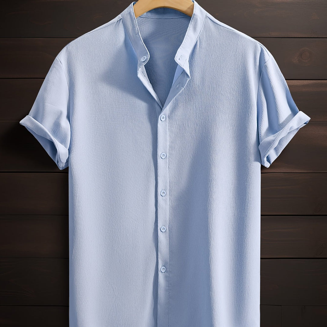 Herren Hemd | Lockerer Schnitt | Kurzarm | Sommer
