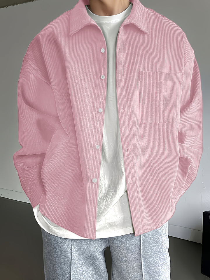 Herren Hemd | Oversized | Knopfleiste | Sommer