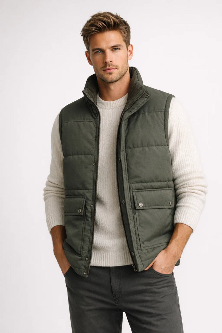 Herren-Bodywarmer | Leicht und vielseitig | Gesteppter Schnitt für den Frühling