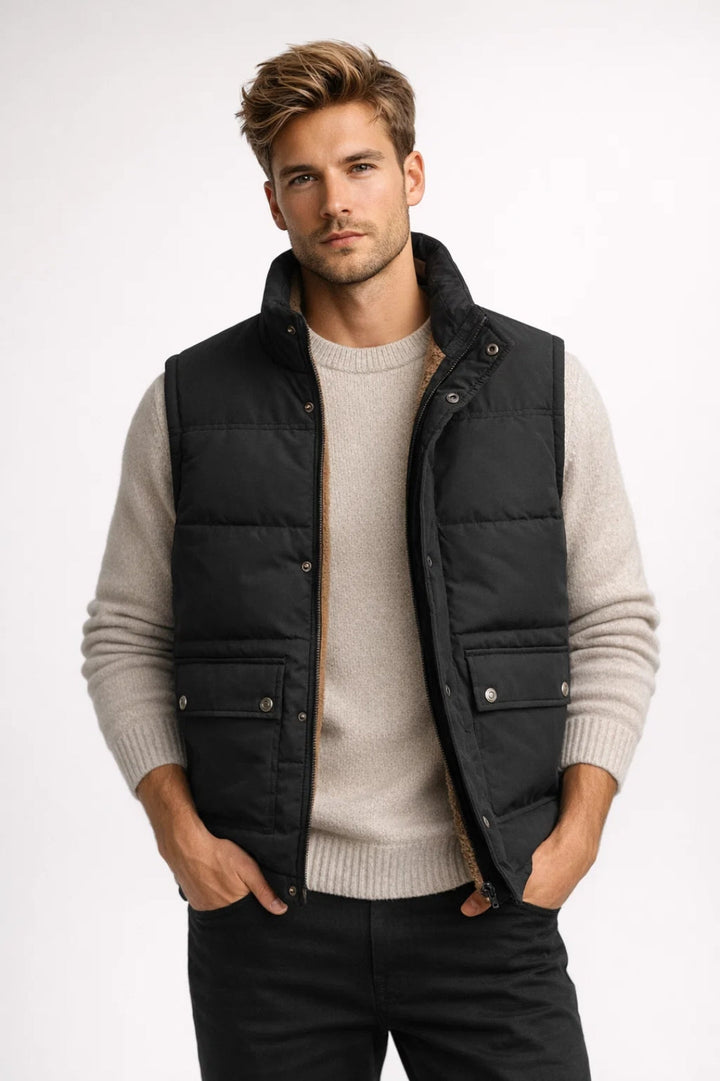 Herren-Bodywarmer | Leicht und vielseitig | Gesteppter Schnitt für den Frühling