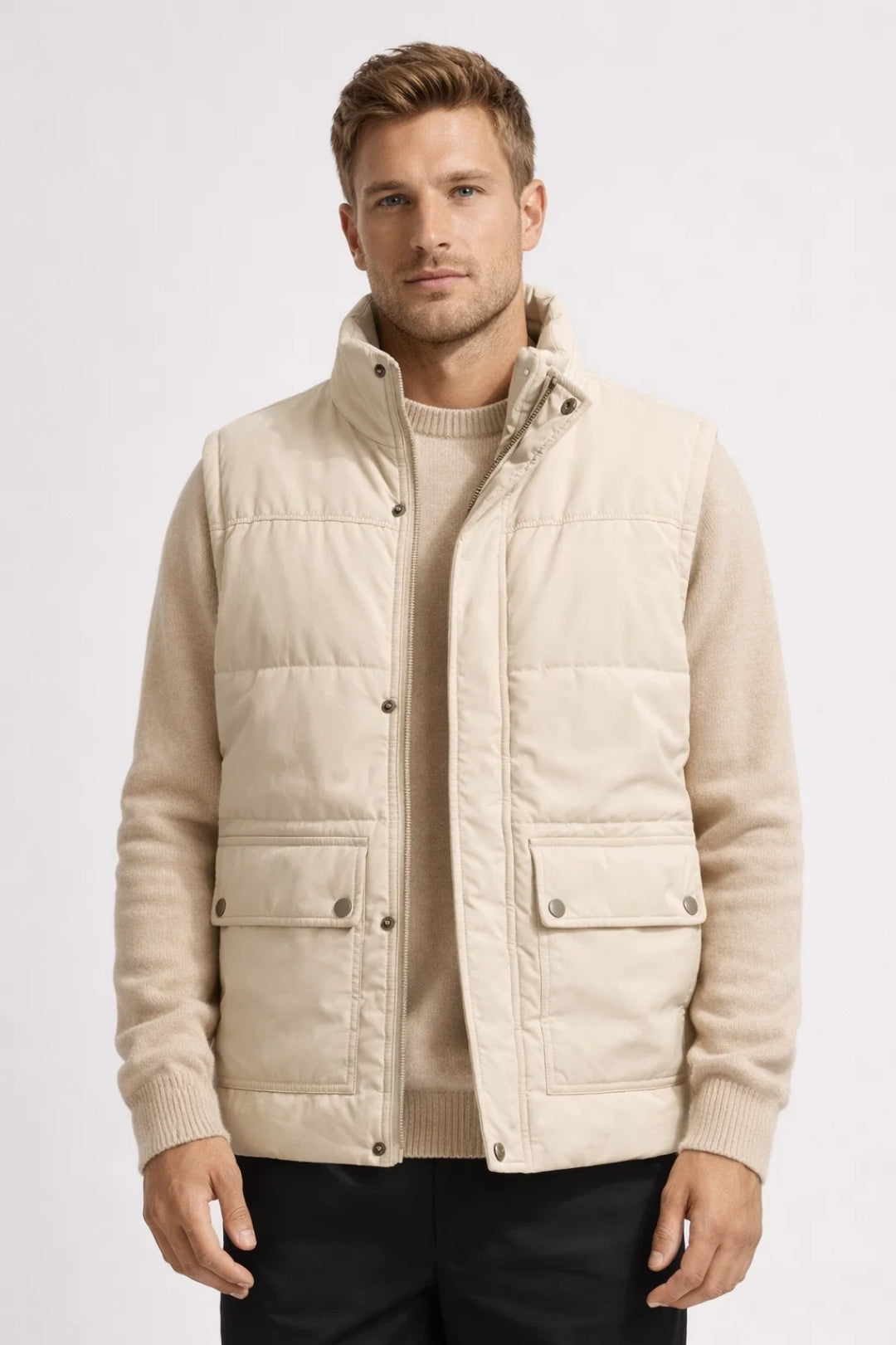 Herren-Bodywarmer | Leicht und vielseitig | Gesteppter Schnitt für den Frühling