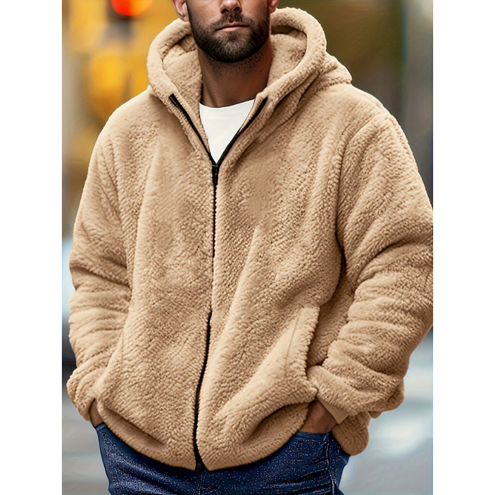 Winterjacke Herren | Warme Daunenjacke Herren | Kapuze & Taschen