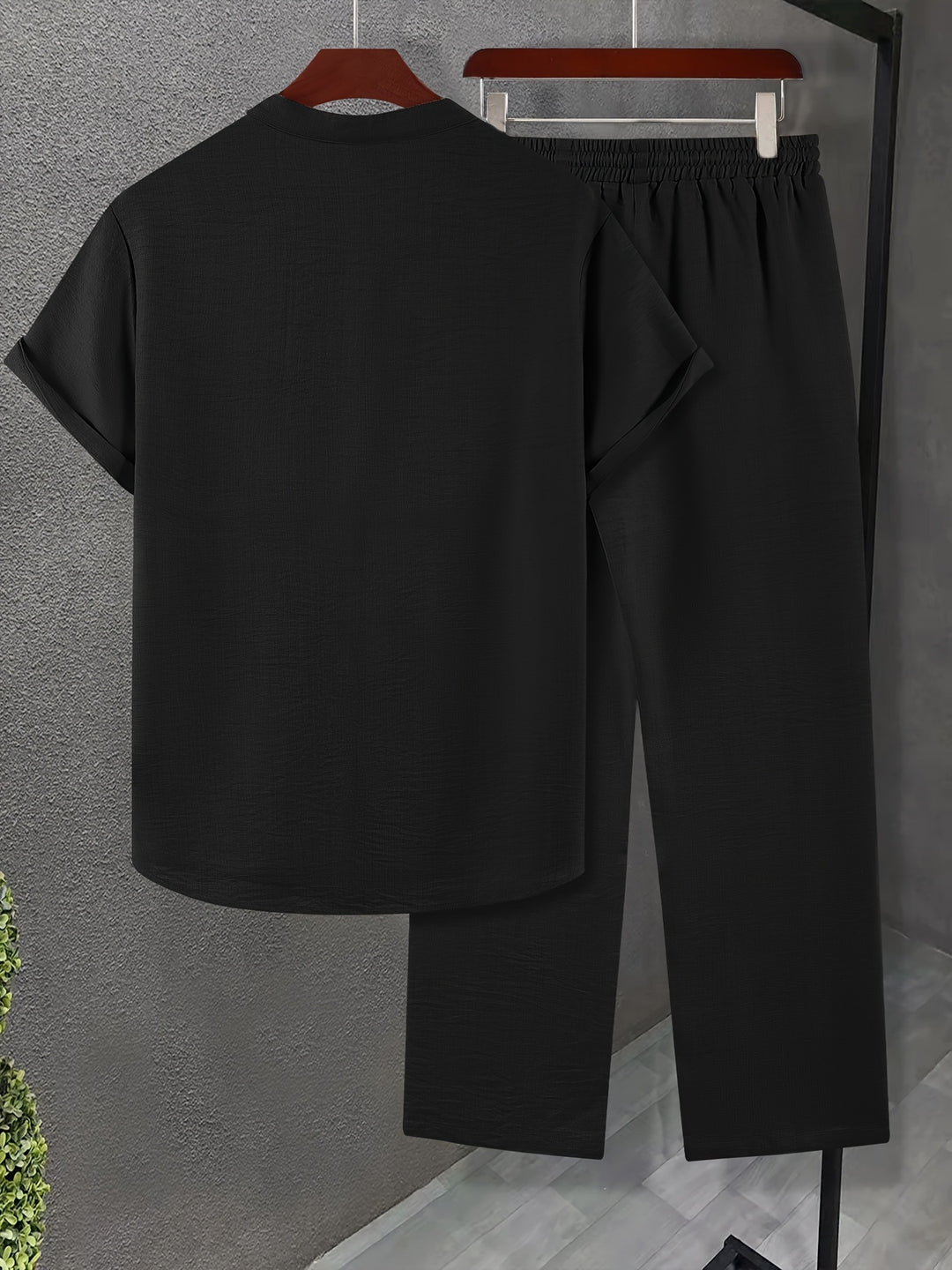 Atmungsaktives Hemd & Lockere Hose | Stilvoll & Komfortabel | Herren Set