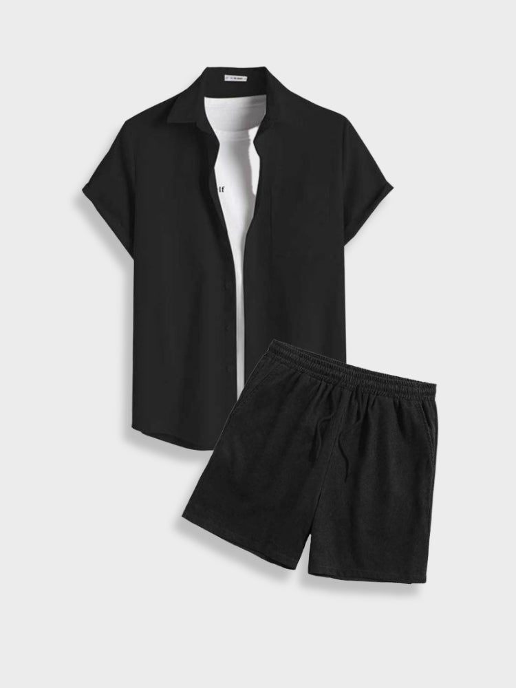 Atmungsaktives Sommer-Corduroy-Set für mühelosen Stil und zeitlosen Komfort | Pieter