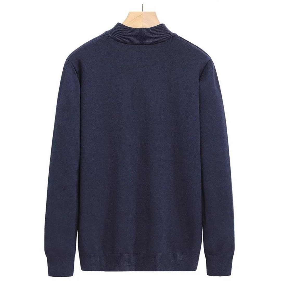 Chic Piqué Pullover für Herren mit zeitlosem Stil und raffiniertem Komfort | Teun