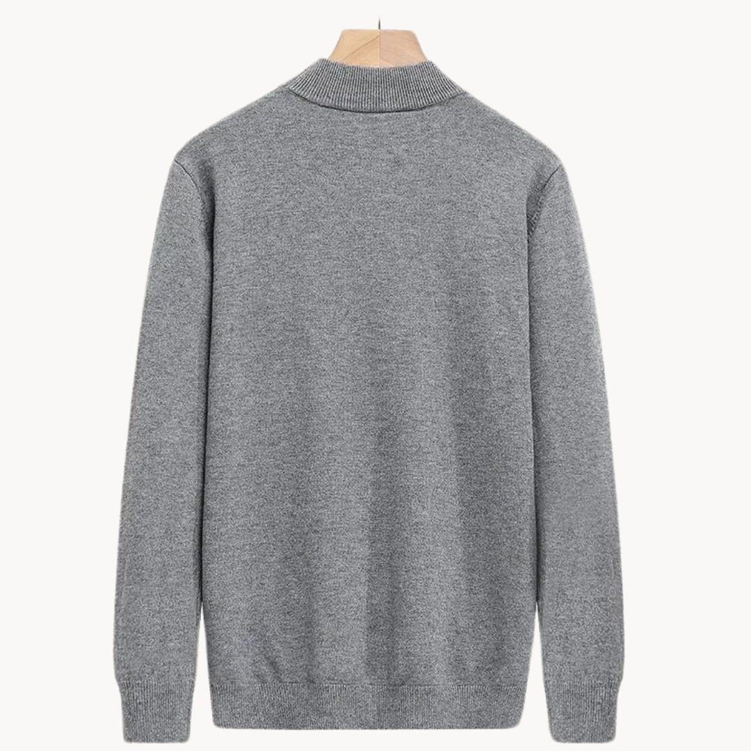 Chic Piqué Pullover für Herren mit zeitlosem Stil und raffiniertem Komfort | Teun