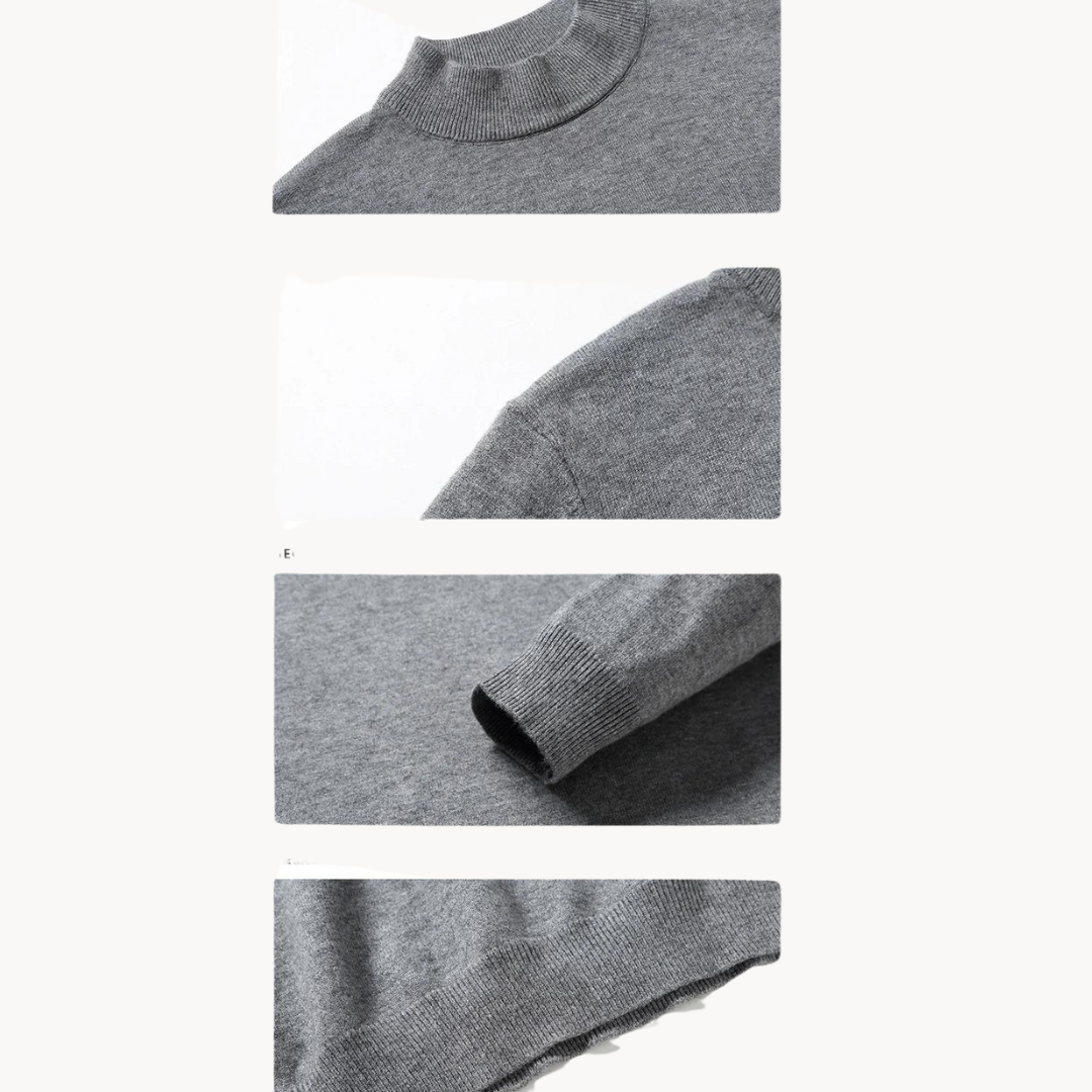 Chic Piqué Pullover für Herren mit zeitlosem Stil und raffiniertem Komfort | Teun